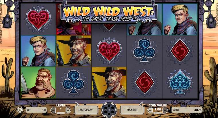 Видео покер Wild Wild West: The Great Train Heist демо-игра