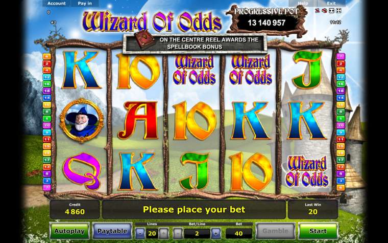 Онлайн слот Wizard of Odds играть