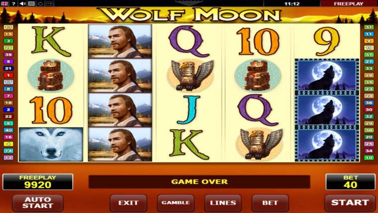 Видео покер Wolf Moon демо-игра
