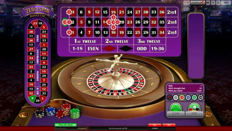 Видео покер Zero Spin Roulette демо-игра