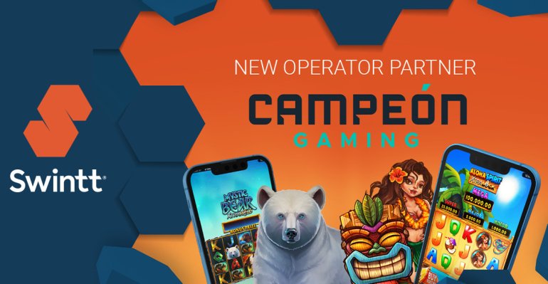 Campeon Gaming, Swintt, онлайн гемблинг, казино