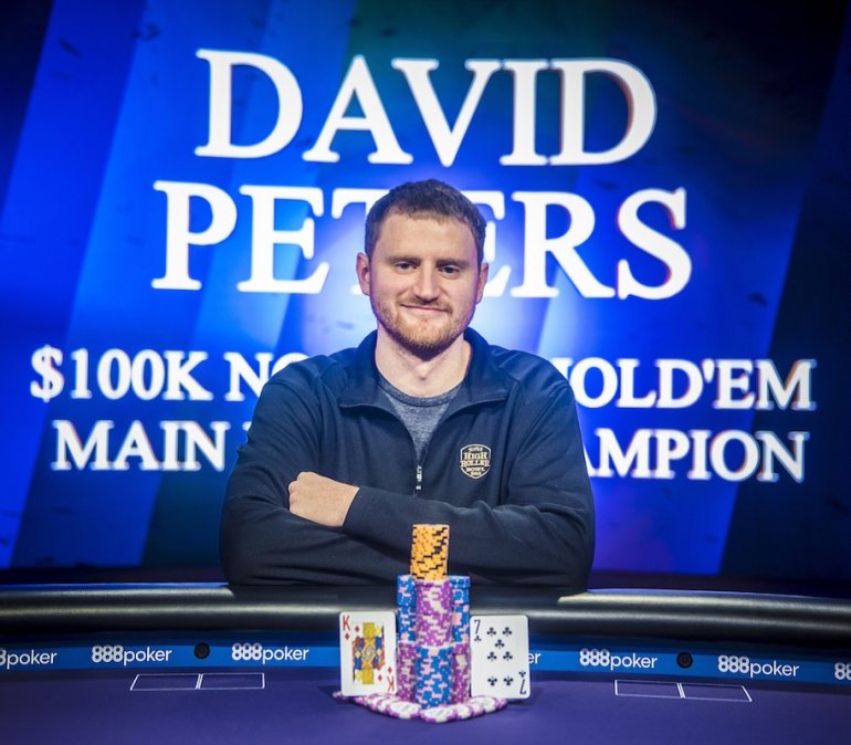 Дэвид Петерс победил в основном событии Poker Masters 2018
