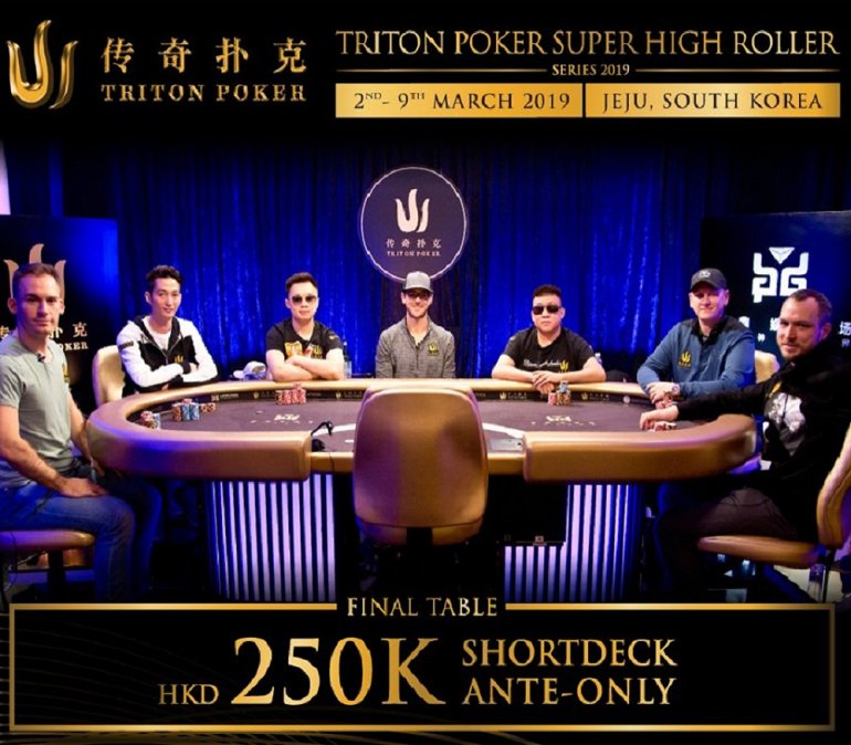 Финалисты турнира Short Deck серии 2019 Triton Poker Series Jeju
